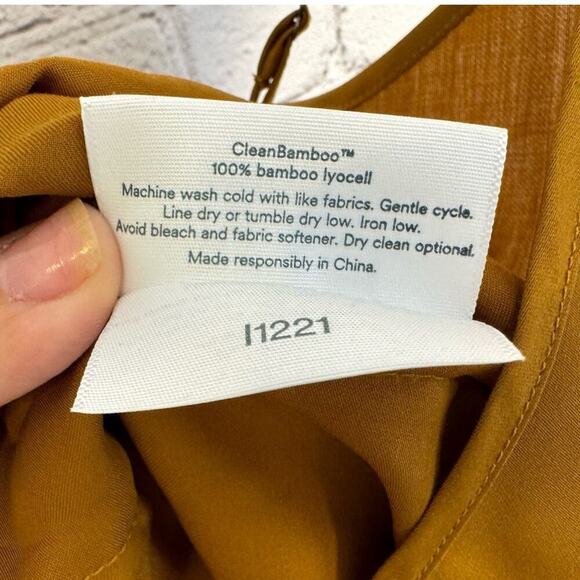 ettitude Bamboo Camisole Pajama Top in Bronze Size XXL NWT - Picture 5 of 9